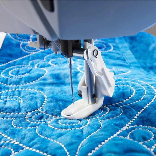 How do you regulate the length of the stitch?