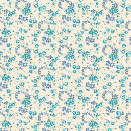 Palace Gardens - Petal Crown D - Cream - Yardage