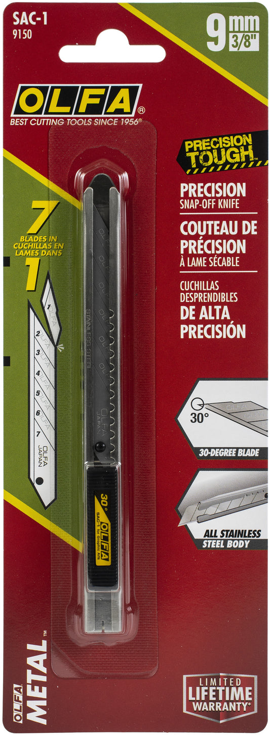 Olfa SAC-1 Stainless Steel Precision Graphics Knife