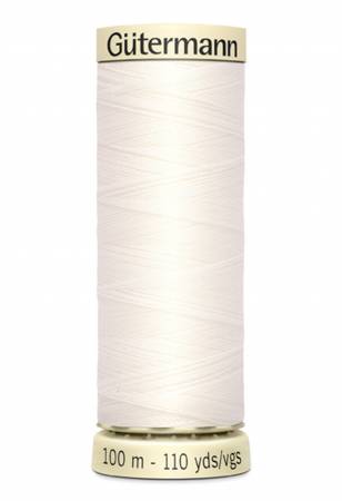 Gutermann - Polyester All Purpose Thread - 100m/110yds - #21 - Oyster