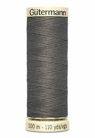 Gutermann - Polyester All Purpose Thread - 100m/110yds - #112 - Grey