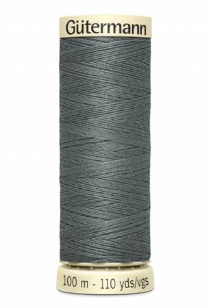 Gutermann - Polyester All Purpose Thread - 100m/110yds - #114 - Rail Grey
