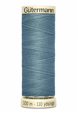 Gutermann - Polyester All Purpose Thread - 100m/110yds - #128 - Medium Grey