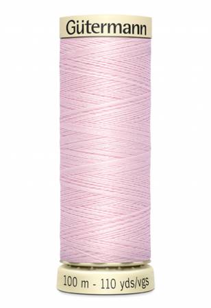 Gutermann - Polyester All Purpose Thread - 100m/110yds - #300 - Light Pink