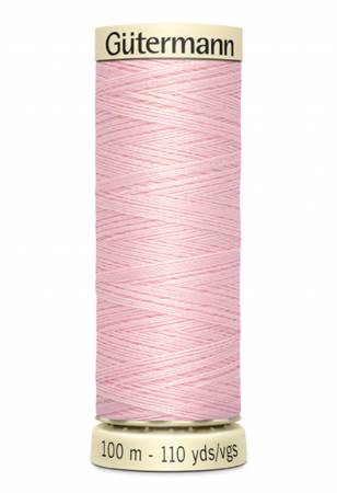 Gutermann - Polyester All Purpose Thread - 100m/110yds - #305 - Petal Pink