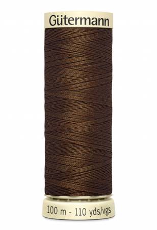 Gutermann - Polyester All Purpose Thread - 100m/110yds - #574 - Boot Brown