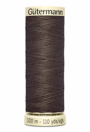 Gutermann - Polyester All Purpose Thread - 100m/110yds - #582 - Brown