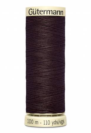 Gutermann - Polyester All Purpose Thread - 100m/110yds - #593 - Seal Brown