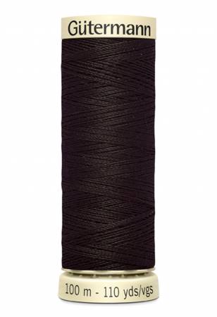 Gutermann - Polyester All Purpose Thread - 100m/110yds - #596 - Brown