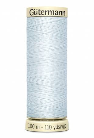 Gutermann - Polyester All Purpose Thread - 100m/110yds - #202 - Silver Shine