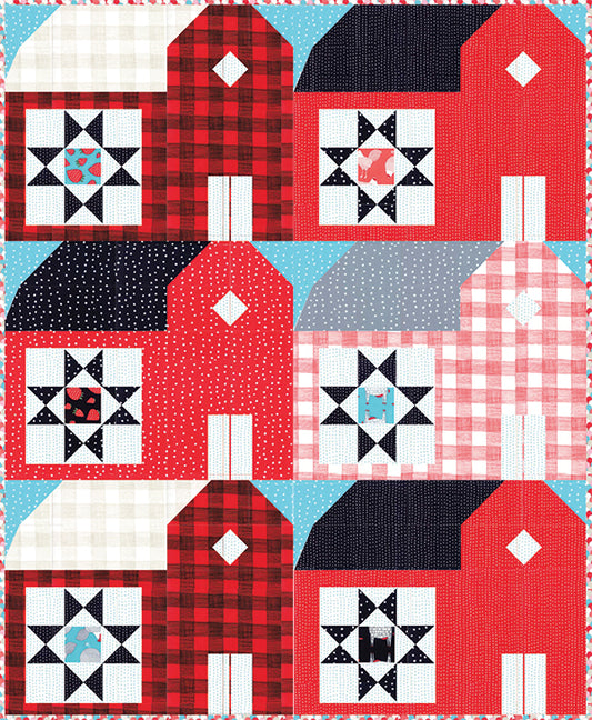 Red Barns Pattern