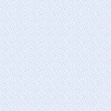 Blue Belle - White Vine - Yardage