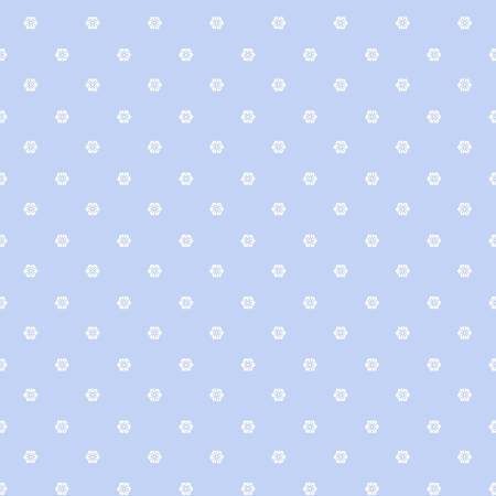Blue Belle - Blue Flower Dot - Yardage