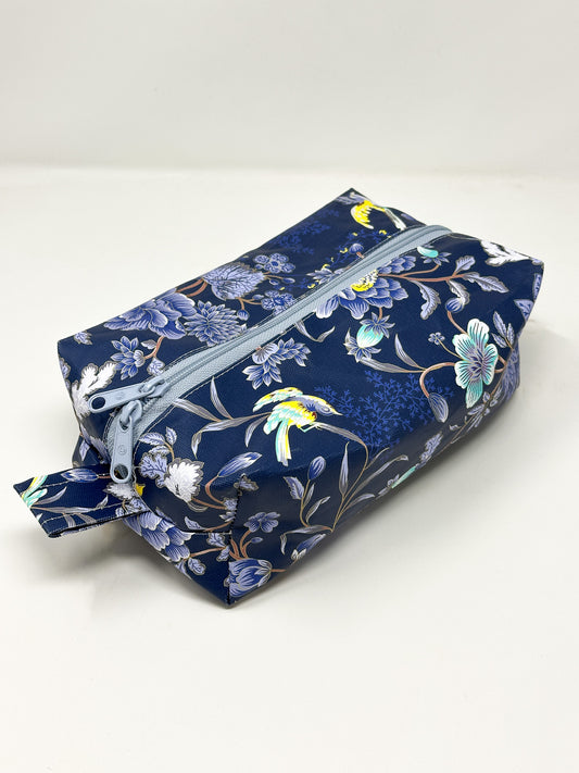 Boxy Bag Set Feathered Navy Garden #10