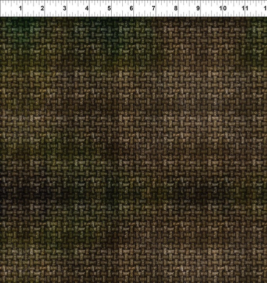Steampunk Menagerie - Weave - Brown - Yardage