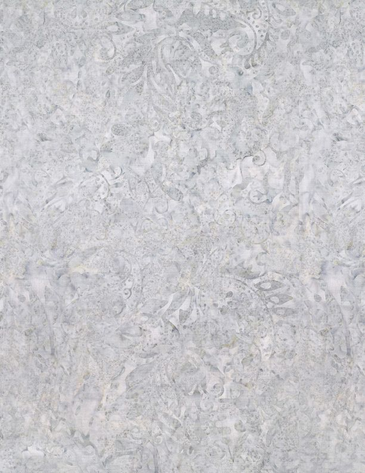 Forest Trails - Paisley & Flowers - Cream/Gray - Yardage