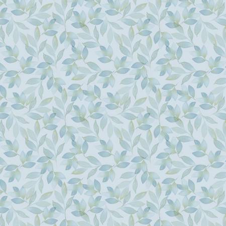 Enchanted Florals Enchanted Soft Leaves Lt.Turq.