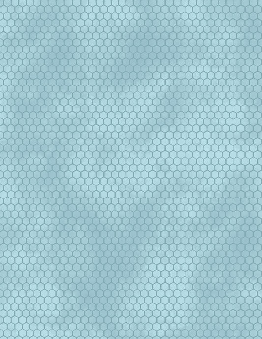 Sunkissed Honeycomb Light Blue Fabric