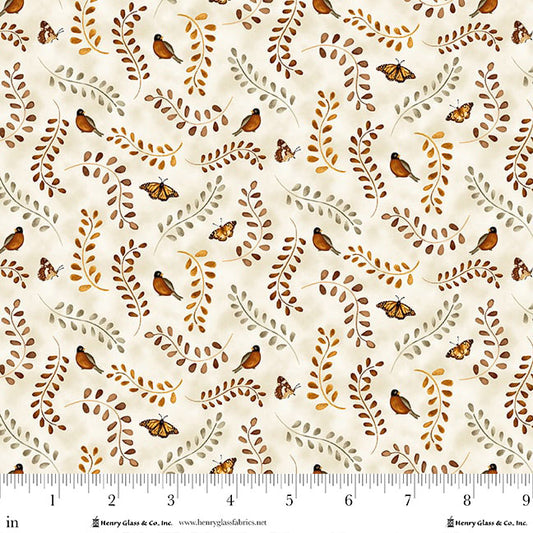 Hello Pumpkin 1887-40 Cream Fabric