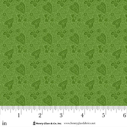 Santa's Coming to Town 1975-66 Green Fabric