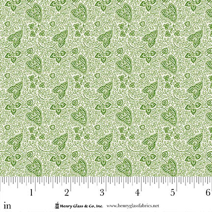 Santa's Coming to Town 1976-06 Cream/Green Fabric