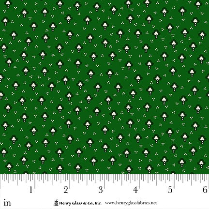 Santa's Coming to Town 1979-66 Green Fabric