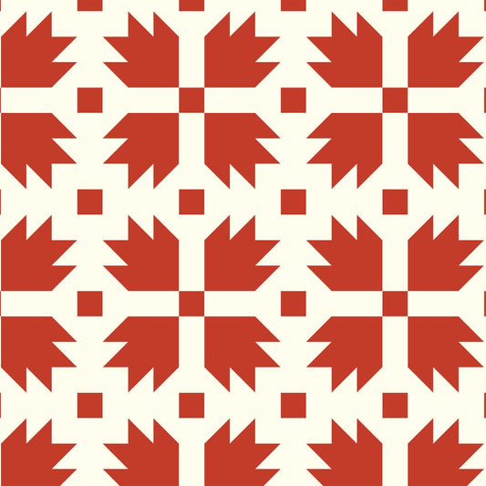 Perfect Point II - Bear Paw - Red - Yardage