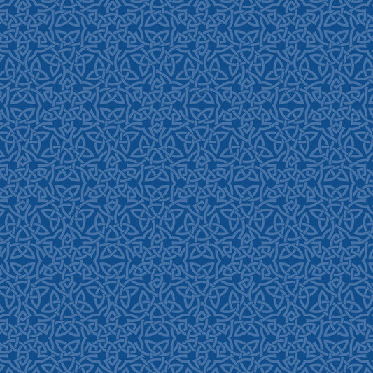 Celeste Collection Camelot - Celtic Knots - Blue - Yardage