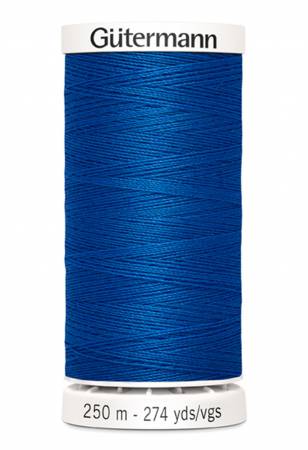 Gutermann - Polyester All Purpose Thread - 250 m/274 yds - #248 - Electronic Blue