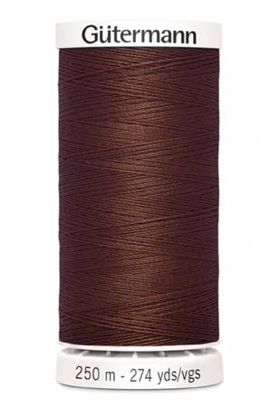 Gutermann - Polyester All Purpose Thread - 250 m/274 yds - #578 - Chocolate