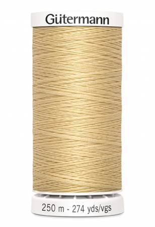 Gutermann - Polyester All Purpose Thread - 250 m/274 yds - #797 - Cappuccine Buff