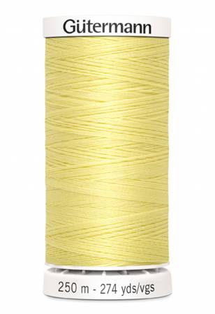 Gutermann - Polyester All Purpose Thread - 250 m/274 yds - #805 - Cream
