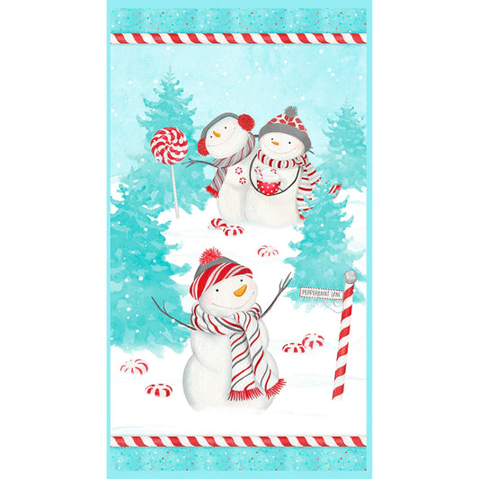 Frosty Merry Mints Small Panel 24" x 43"