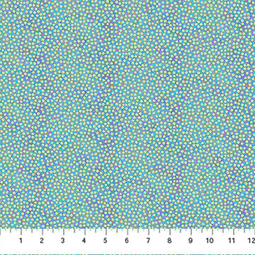 Shimmer Basics - Tiny Dots - Deep Sea - Yardage