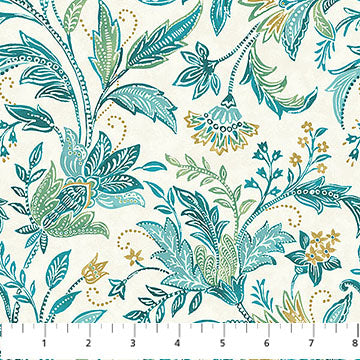 Mariposa - Large Trail - Cream/Multi - Yardage