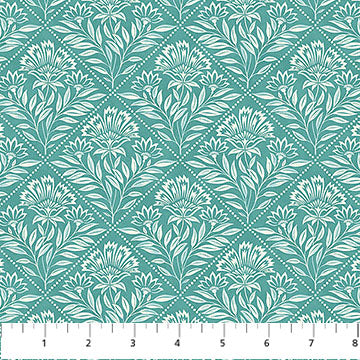 Mariposa - Tonal Scallop - Light Teal - Yardage