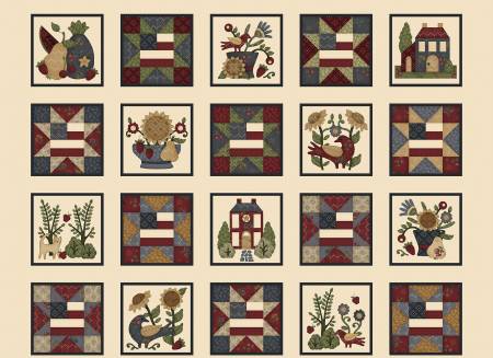 House on Summer Hill by Hannah West of Lucky Day for Henry Glass & Co.