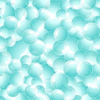 Seashell Mystique Turquoise Bubbles Yardage