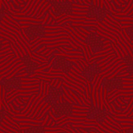 Stars of Valor Red Flag Texture All Over Patriotic Fabric