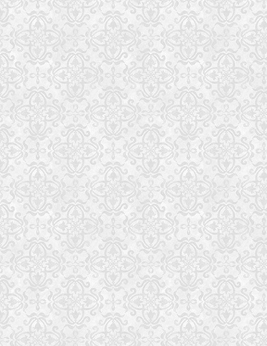 Floral Flutter - Damsak - Gray - Yardage