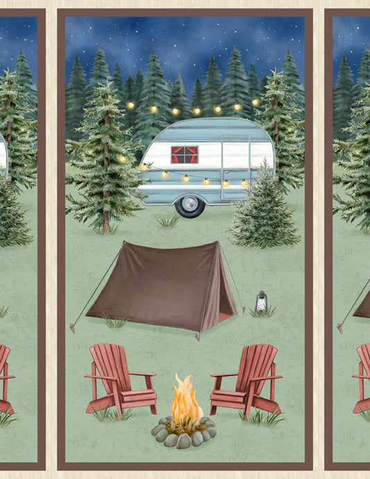 Evergreen Escape Large Multi Panel