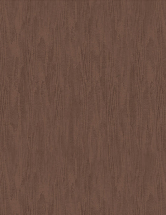 Evergreen Escape Wood Texture Dark Brown Fabric