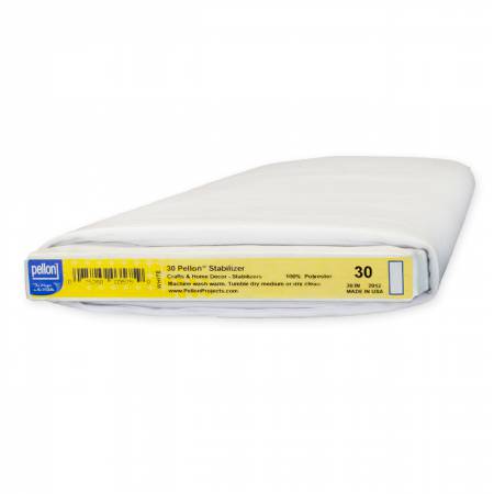 30 Pellon Sew-in Fabric Stabilizer White 20 Yardage