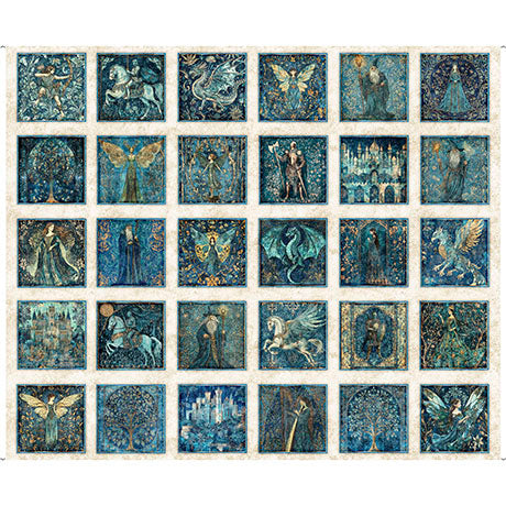 Folklore - Sm Medieval Patches 36"x 42.5" - Tan - Panel