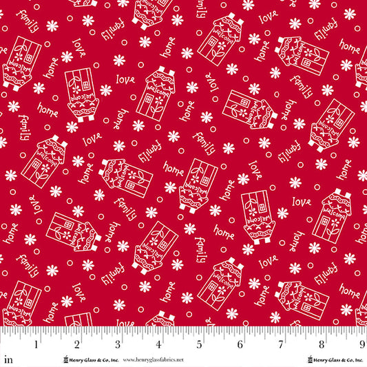 Redberry Lane 3494-80 Red Fabric
