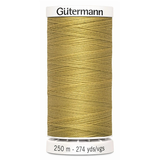Gutermann - Polyester All Purpose Thread - 250 m/274 yds - #865 - Gold