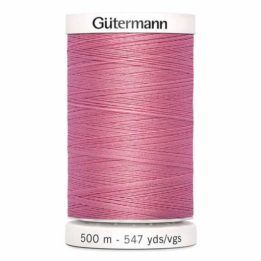 Gutermann - Polyester All Purpose Thread - 500 m/547 yds - #321 - Bubble Gum