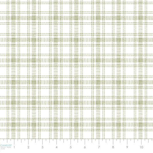 Secret Garden Collection Camelot - Pastel Plaid - Green - Yardage