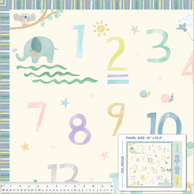 Count on Me Exploring Numbers Ivory Panel