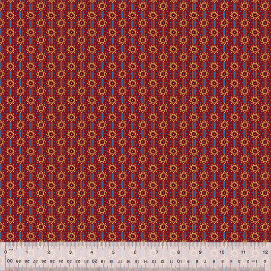 Circa: Turkey Red Sunbursts Turkey Red Fabric